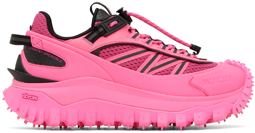 Pink Trailgrip GTX Sneakers by Moncler Grenoble on Sale