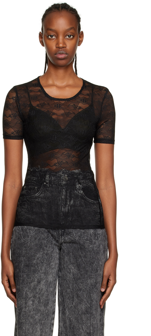 Han Kjobenhavnのブラック モノグラム トップスがセール中