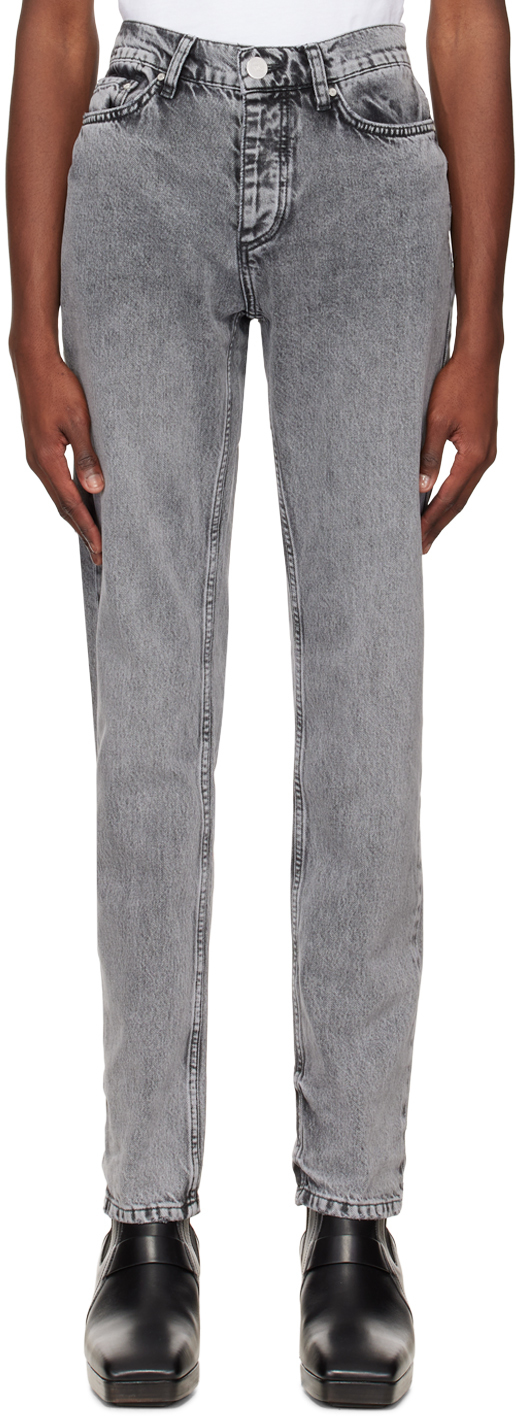Han Kjobenhavn: Gray Tapered Jeans | SSENSE