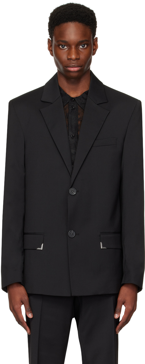 Han Kjobenhavn: Black Single Suit Blazer | SSENSE