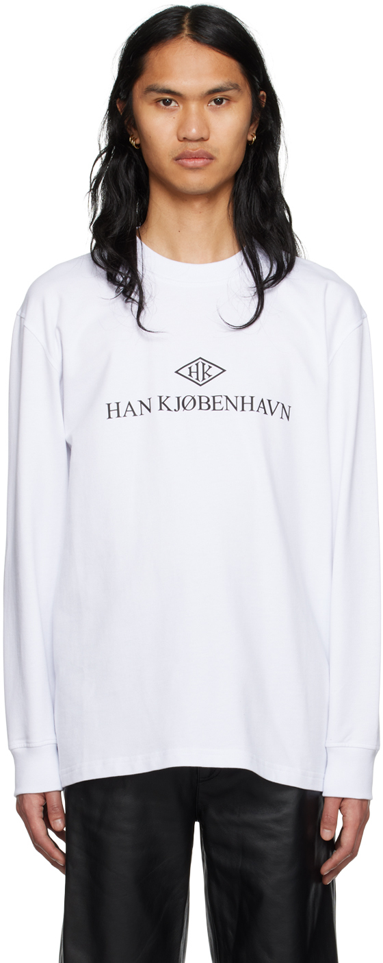 Han Kjobenhavn Ssense Exclusive White Long Sleeve T-shirt