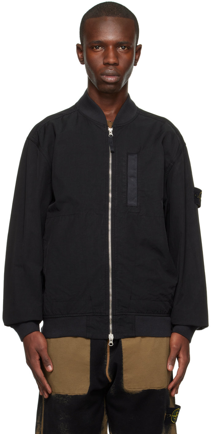 Stone island sales black bomber