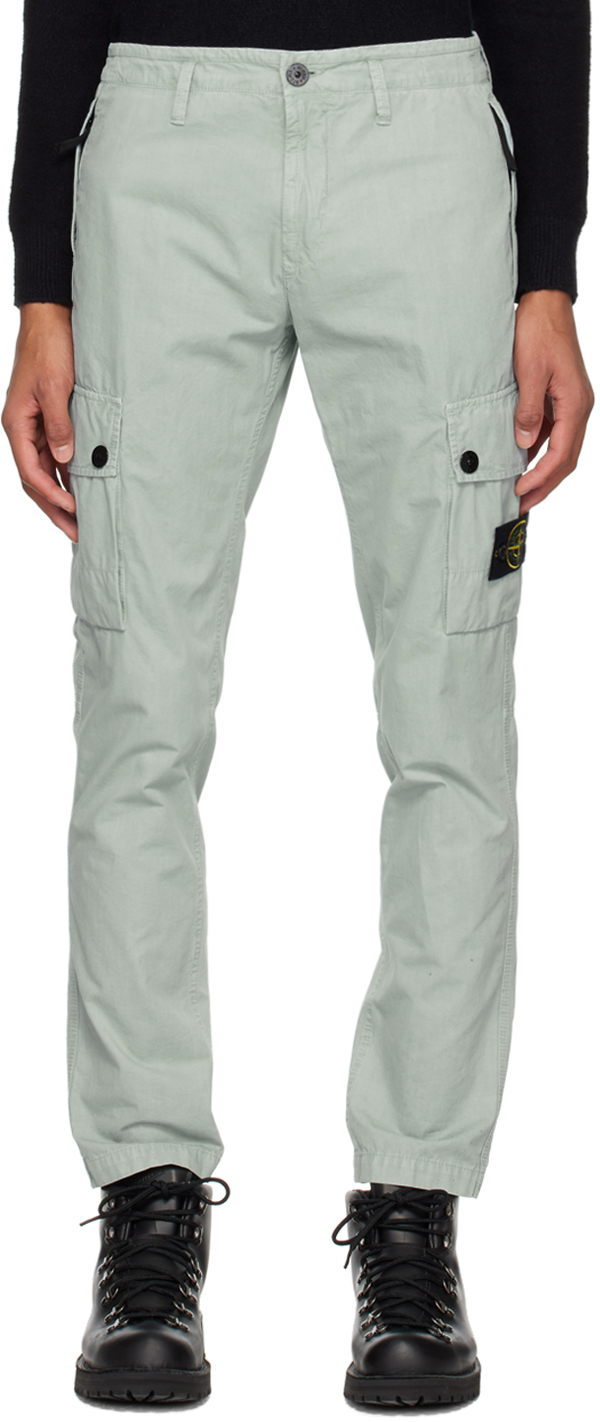 Blue Patch Cargo Pants