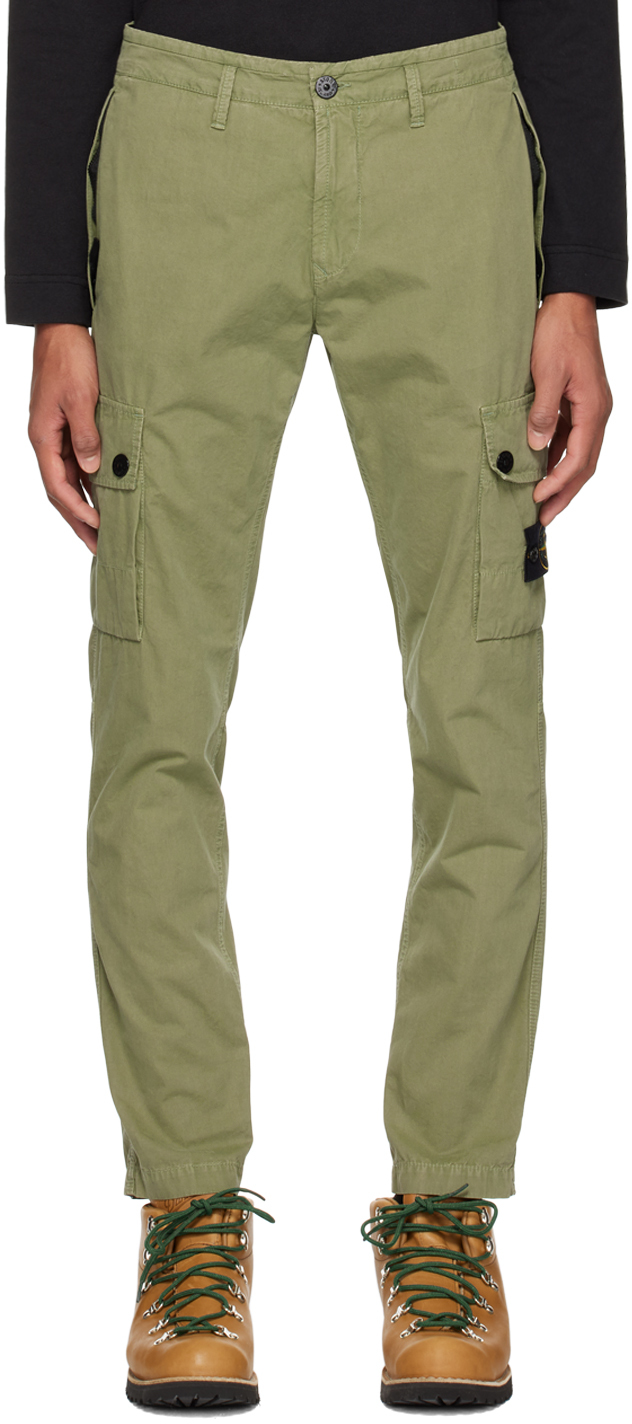 Green Patch Cargo Pants