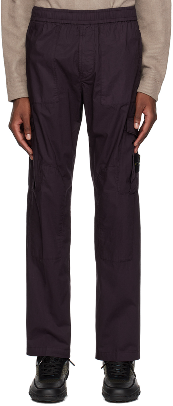 Stone Island Purple Patch Cargo Pants In V0026 Ink ModeSens