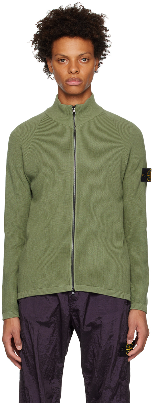 Stone island discount zip up sweater