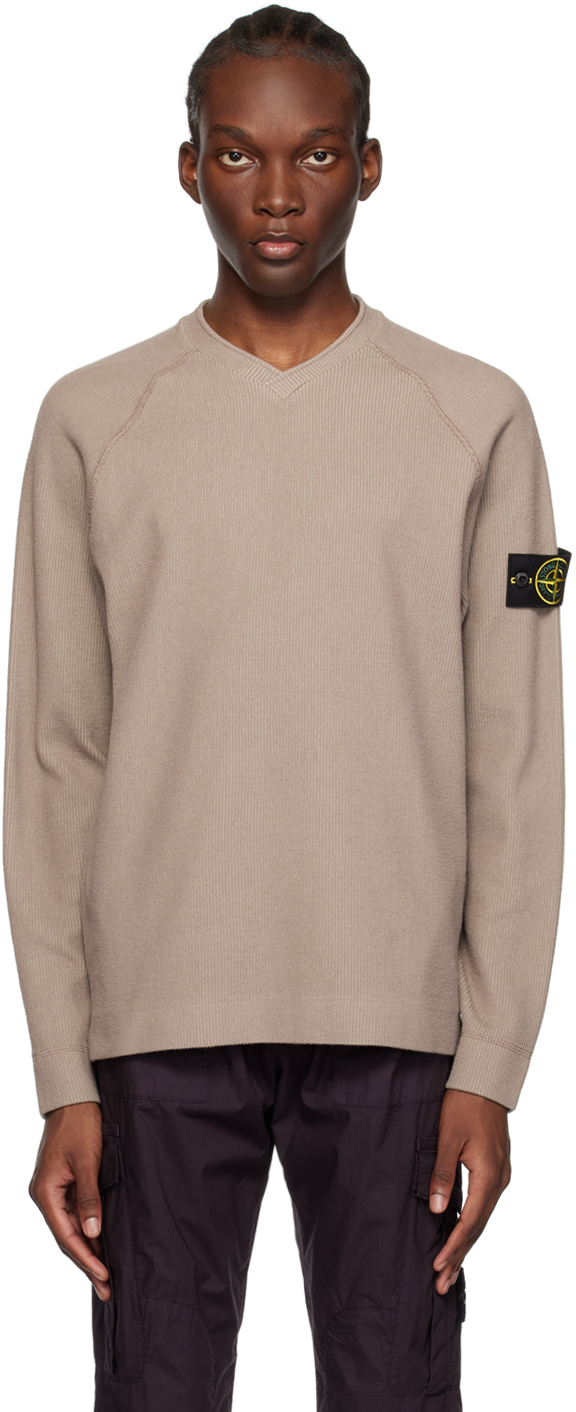 Taupe Raglan Sweater