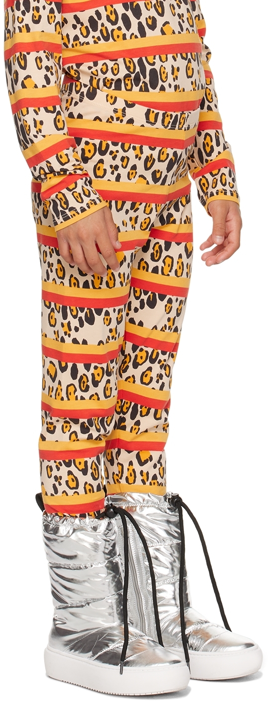 Mini Rodini Organic-cotton Leopard-print Leggings In 00 Multi