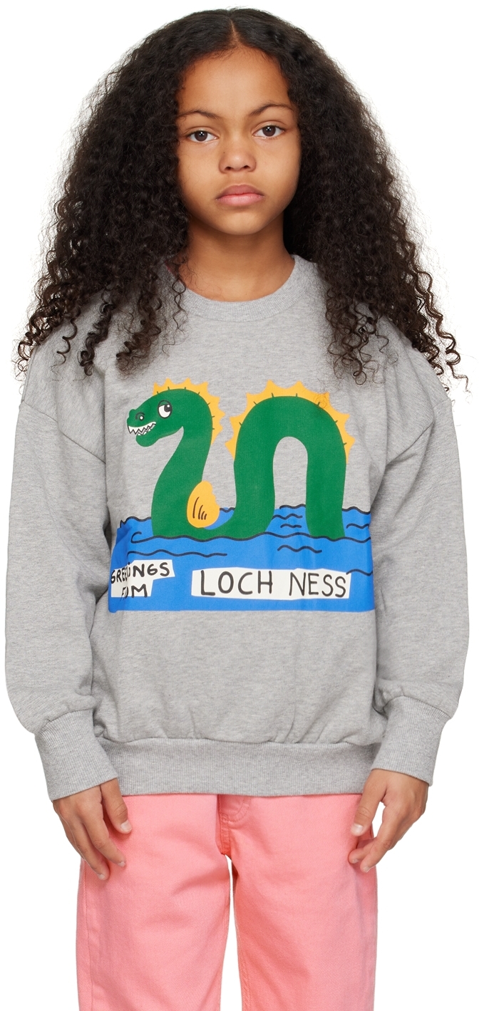 Mini Rodini Kids Gray Loch Ness Sweatshirt
