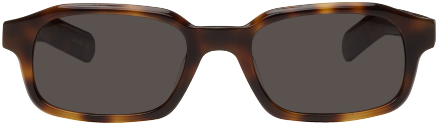 Flatlist Eyewear Tortoiseshell Hanky Sunglasses In Tortoise Solid/black