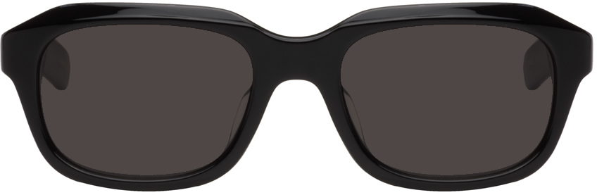 Flatlist Eyewear Black Sammys Sunglasses In Solid Black / Solid