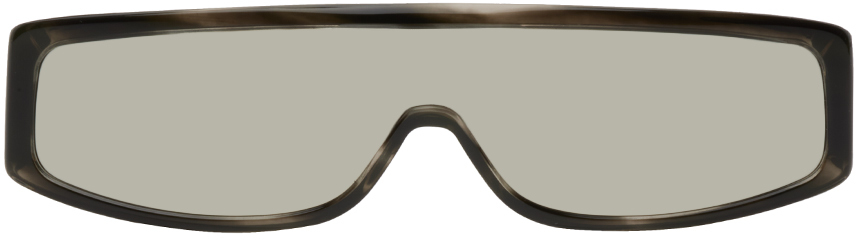 Flatlist Eyewear Gray Slice Sunglasses In Grey Havana/silver R