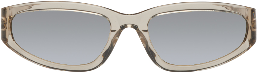 Flatlist Eyewear Gray Veneda Carter Edition Daze Sunglasses In Smoke Grey / Translu