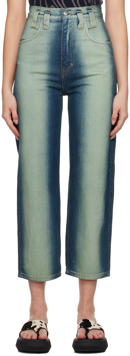 Eckhaus Latta: Blue Baggy Redux Jeans | SSENSE