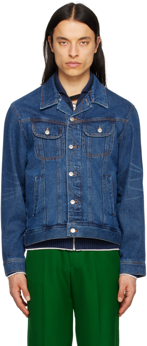 EGONlab Blue Eat Me Denim Jacket
