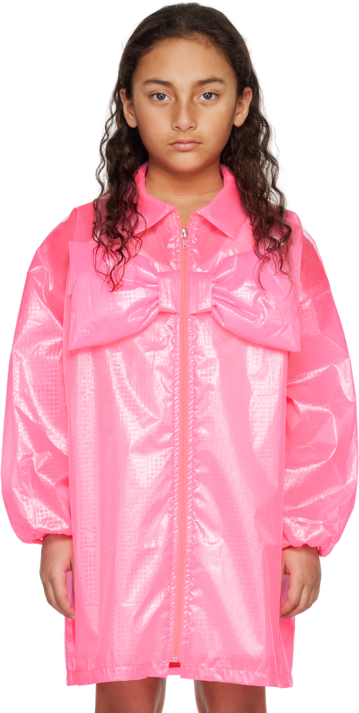 Pink pvc jacket best sale