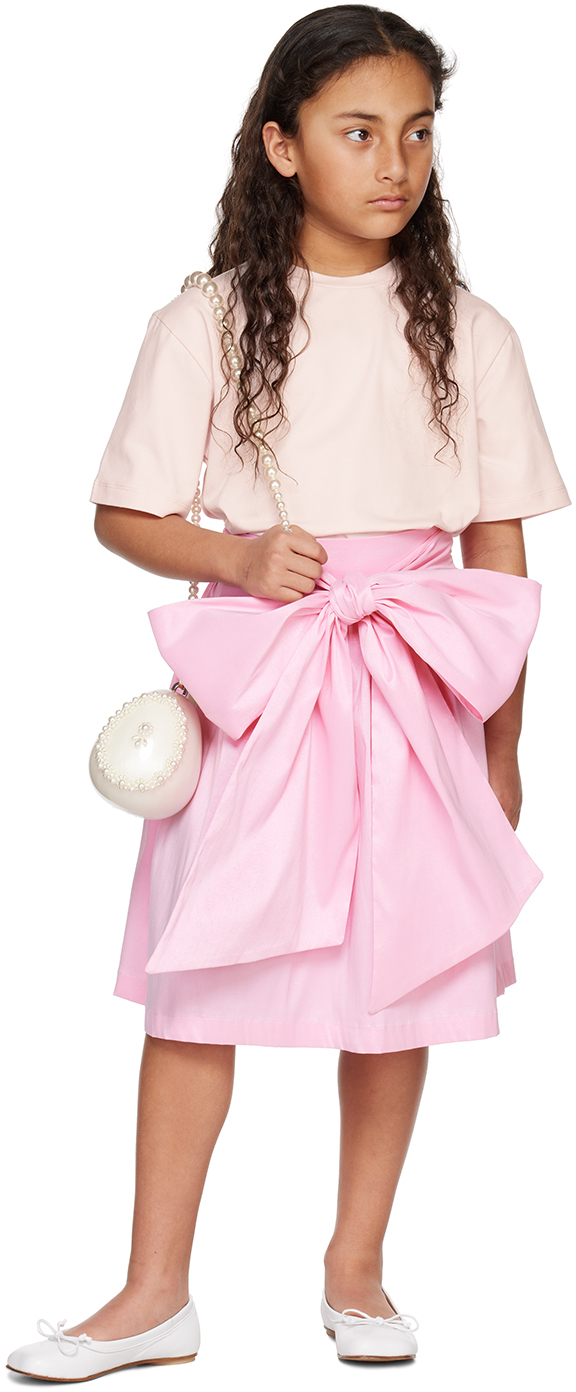 CRLNBSMNS KIDS PINK BOW SKIRT 