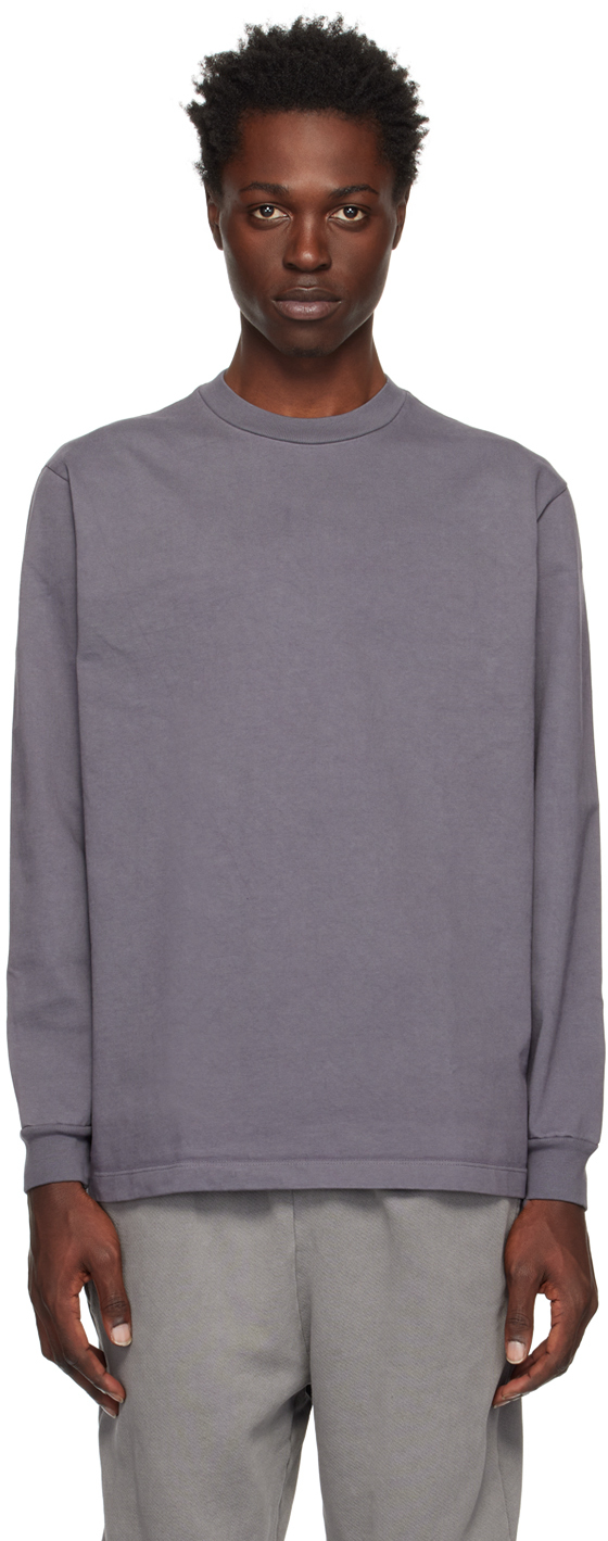 Lady White Co.: Gray Rugby Long Sleeve T-Shirt | SSENSE