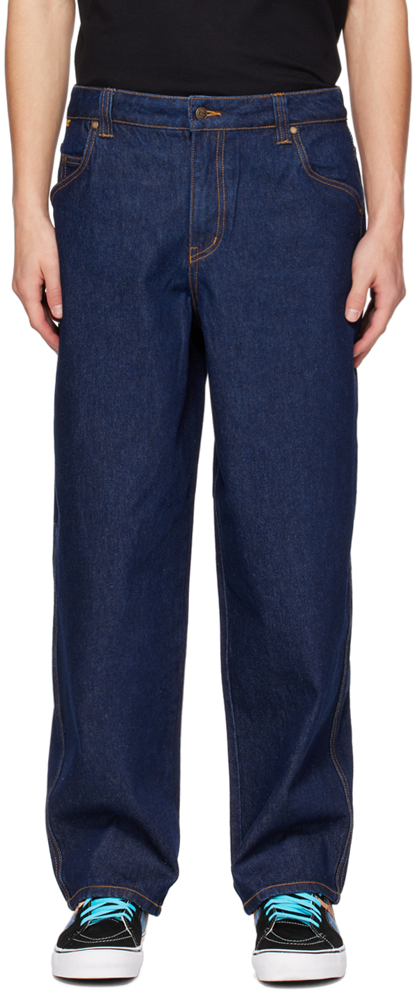 Dime: Blue Baggy Jeans | SSENSE Canada