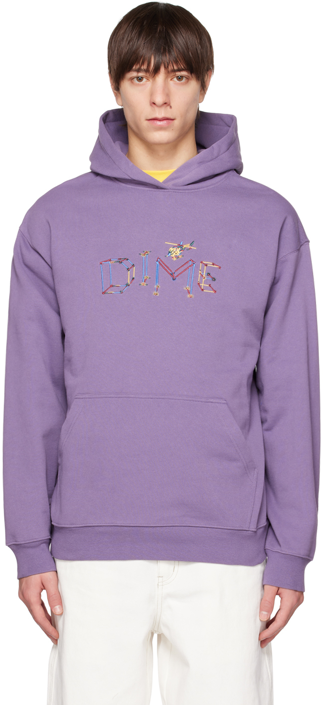 Dime Purple Dnex Hoodie In Washed Grape ModeSens