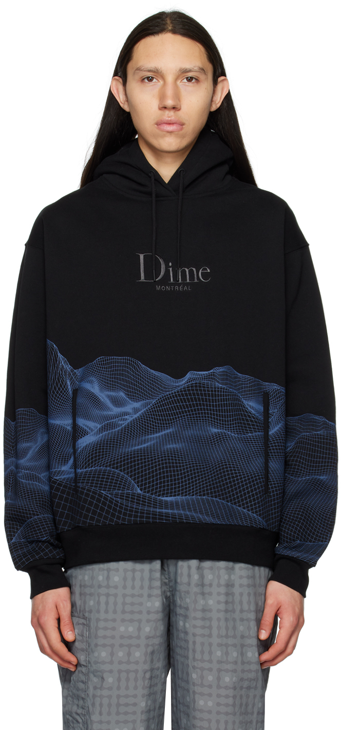 Dime Black Landscape Hoodie | ModeSens
