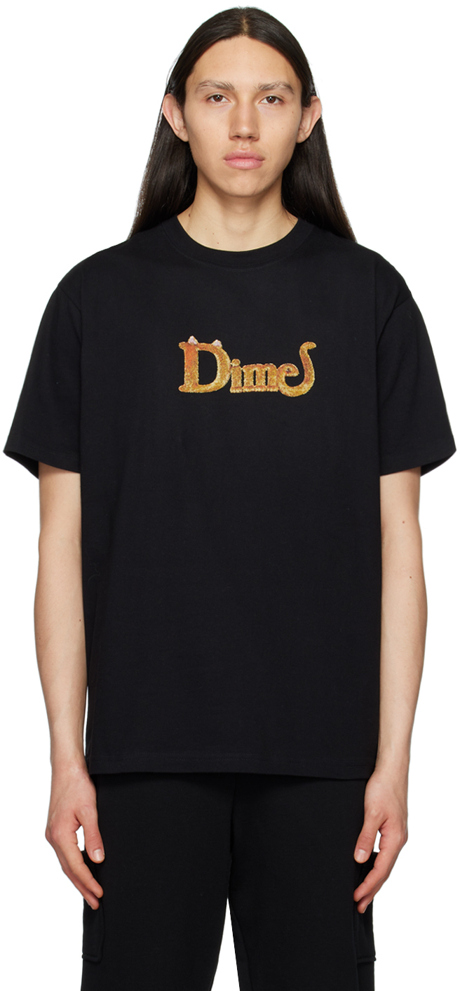 Dime Black Classic Cat T-shirt