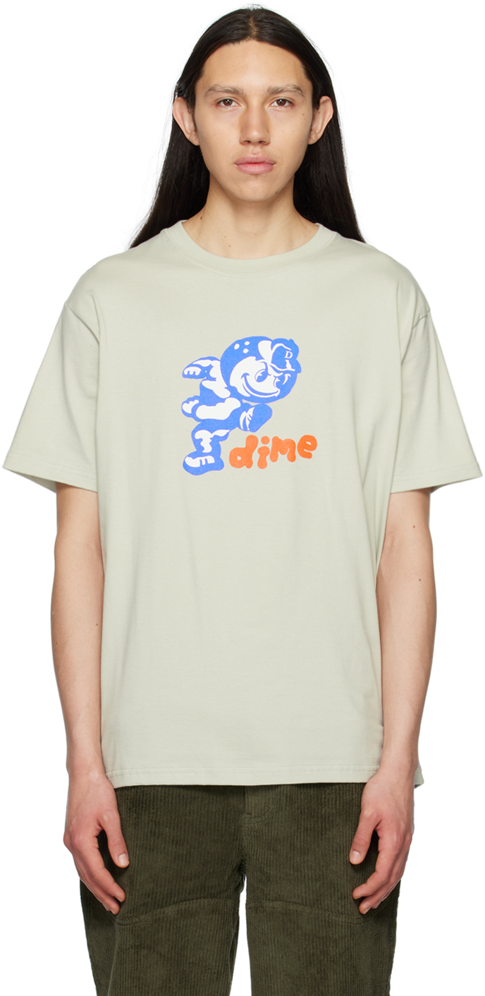 Dime: Gray Ballboy T-Shirt | SSENSE Canada