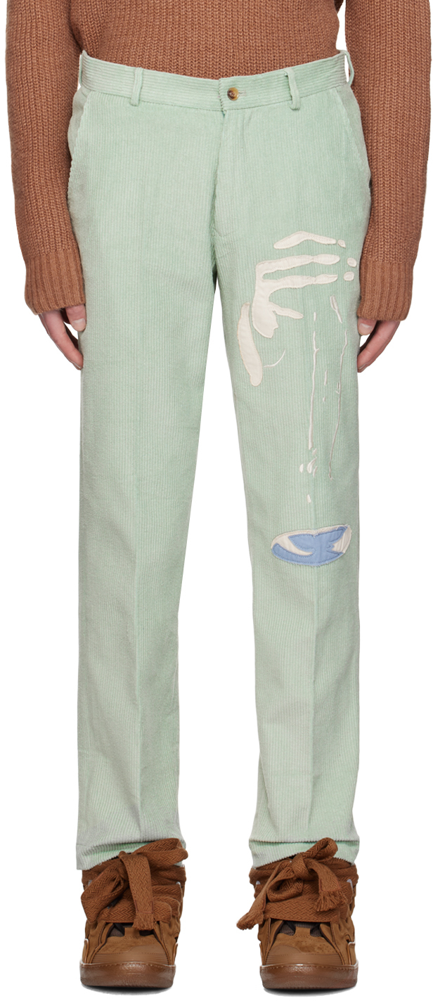 KidSuper: Green Jazz Club Trousers | SSENSE UK