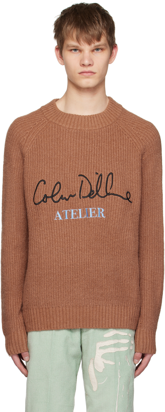 Brown Colm Dillane Signature Sweater