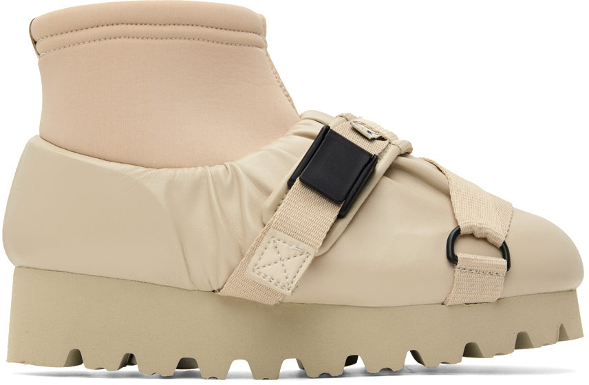 Beige Camp Boots