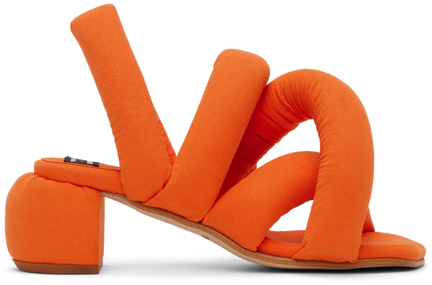 Orange Henrik Vibskov Edition Sausage Heeled Sandals