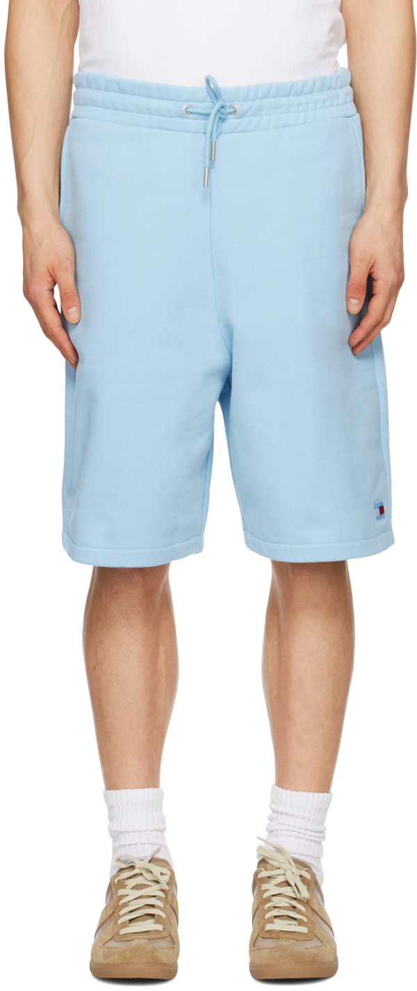 Tommy Jeans Blue Essential Shorts In Calm Water