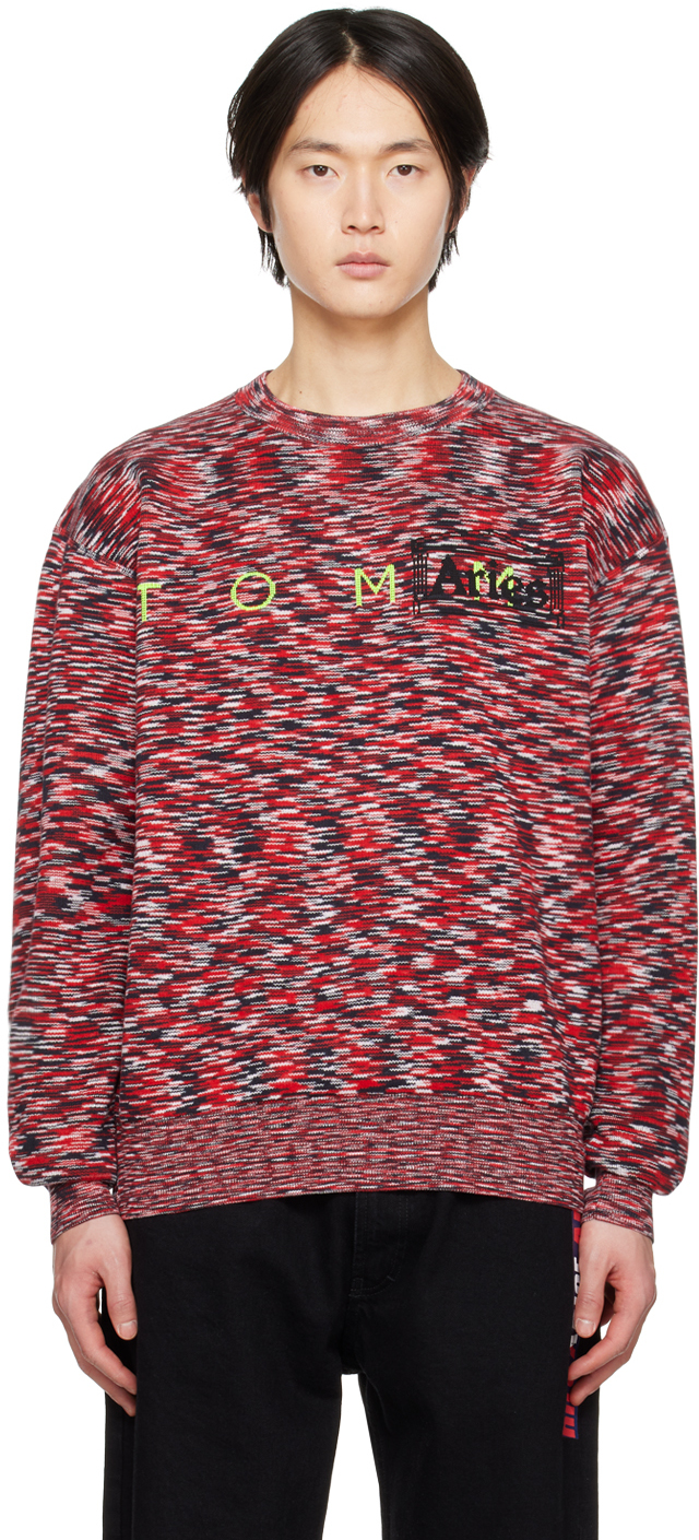 Tommy Jeans: Red Aries Edition Sweatshirt | SSENSE