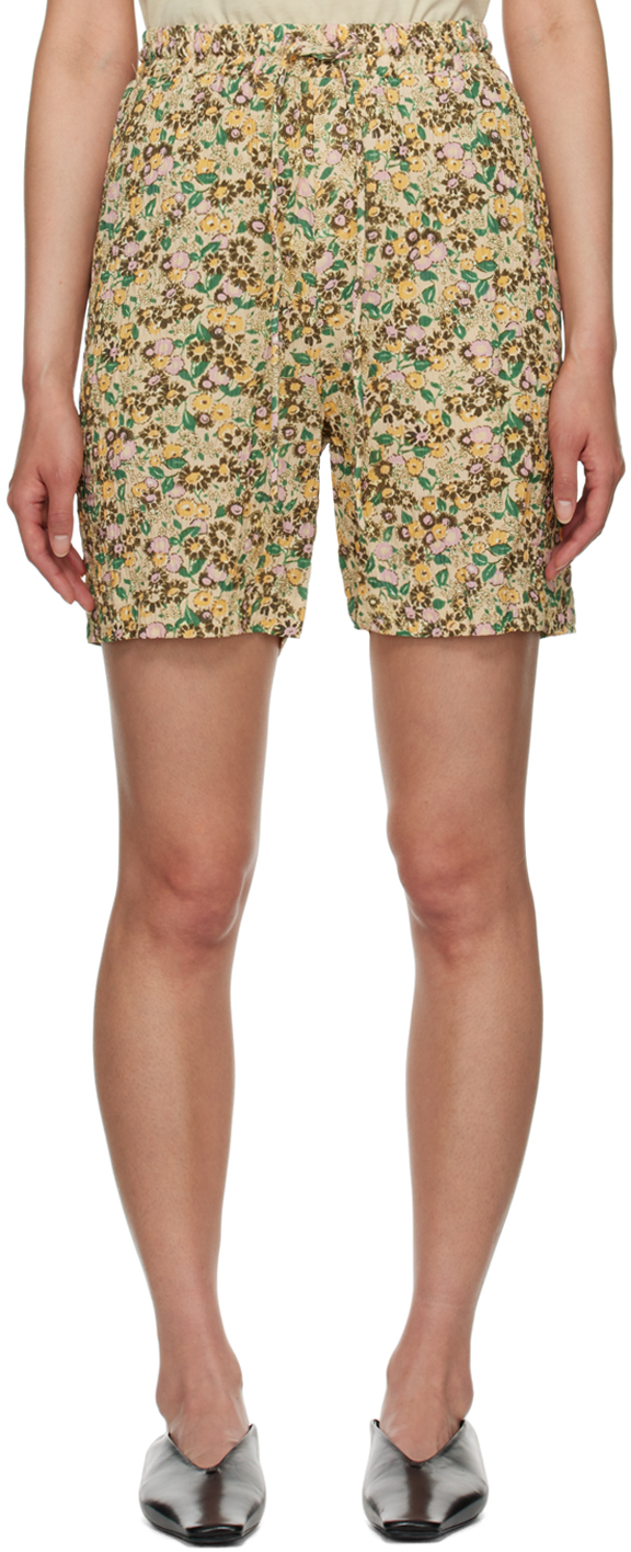 Nanushka Yellow Doxxi Shorts