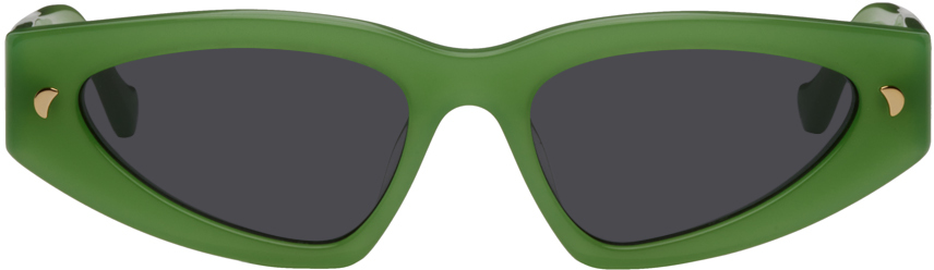 サングラス Crista Sunglasses - Nanushka - Acetate - Green Green Crista Sunglasses by Nanushka on Sale