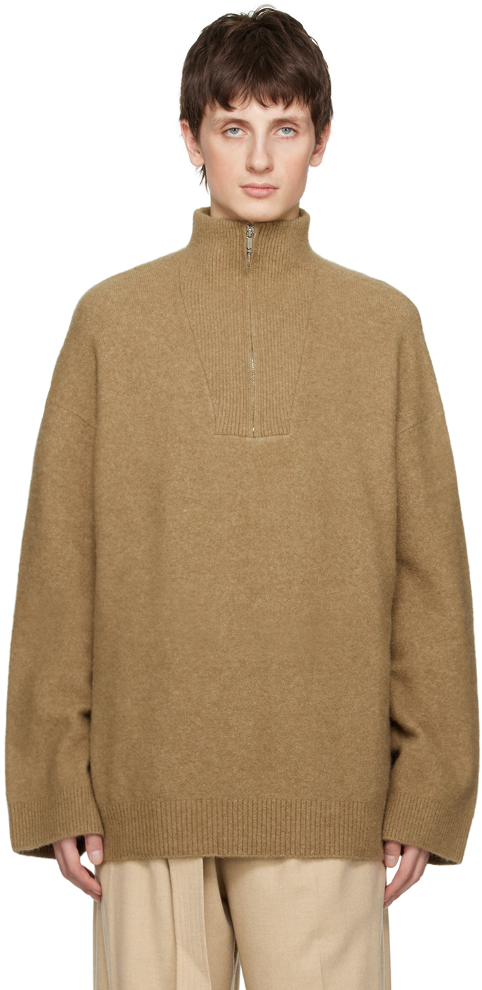 Nanushka: Tan Dusco Sweater | SSENSE