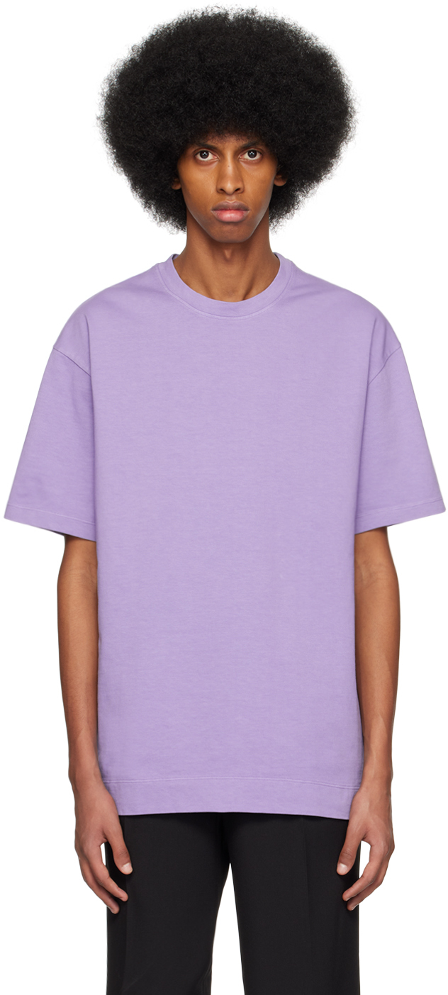 Massimo Alba Purple Nevis T-shirt In Iris