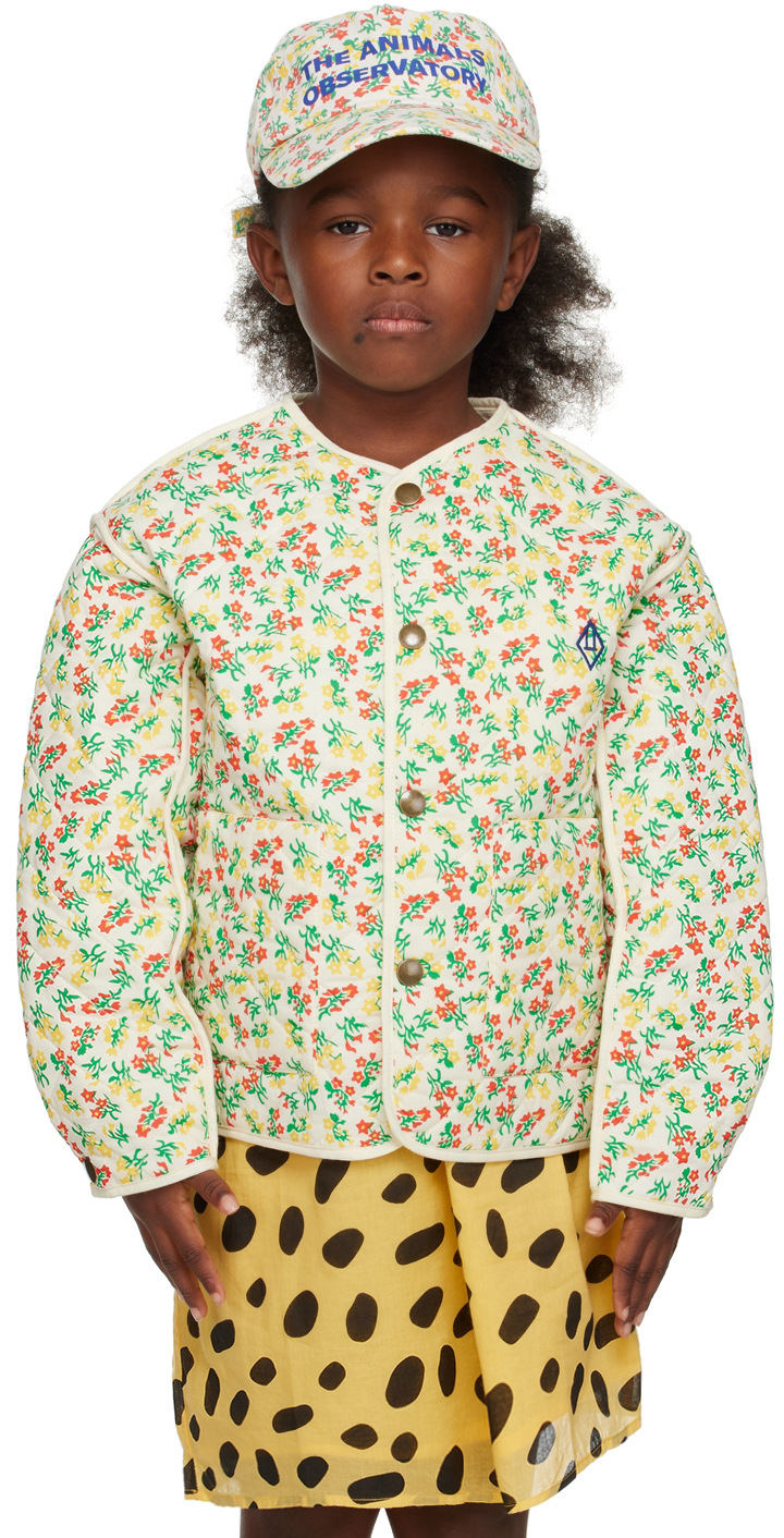 Kids White Starling Reversible Jacket