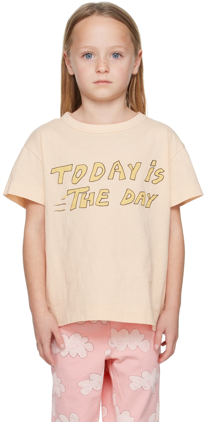 Shop The Animals Observatory Kids Beige Rooster T-shirt