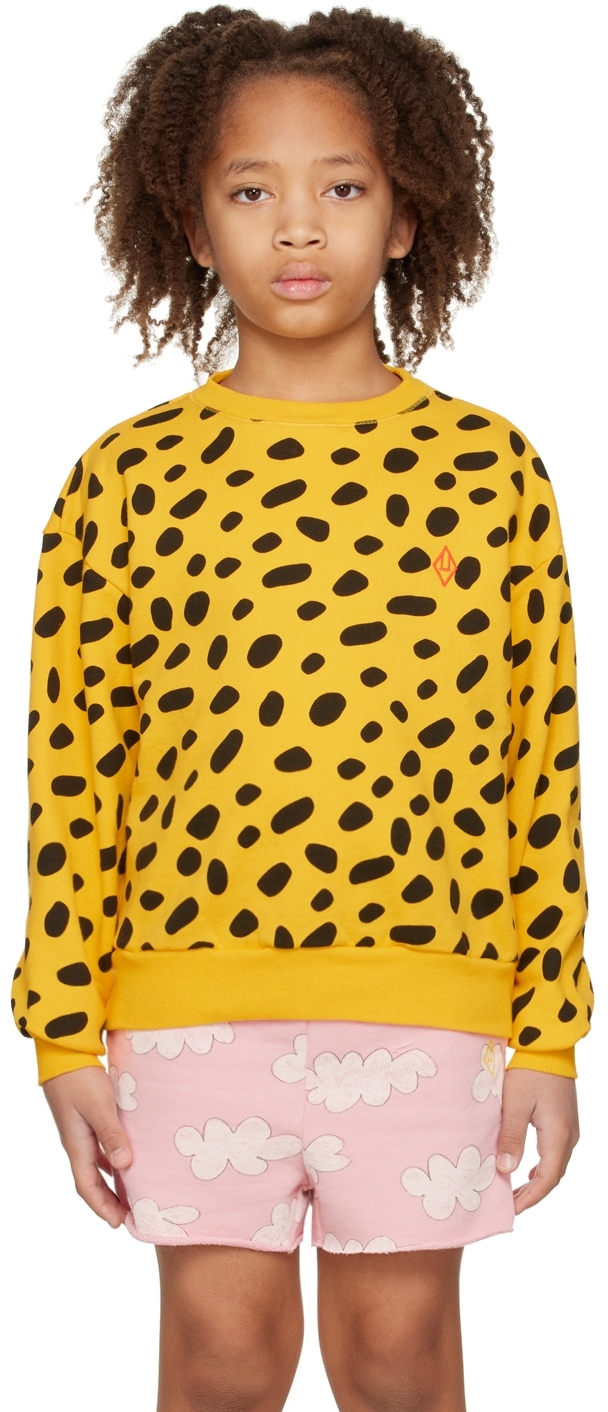 THE ANIMALS OBSERVATORY KIDS YELLOW BEAR SWEATSHIRT