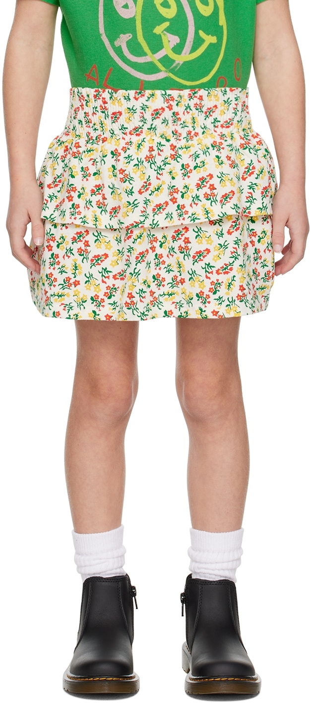 Shop The Animals Observatory Kids White Kiwi Skirt