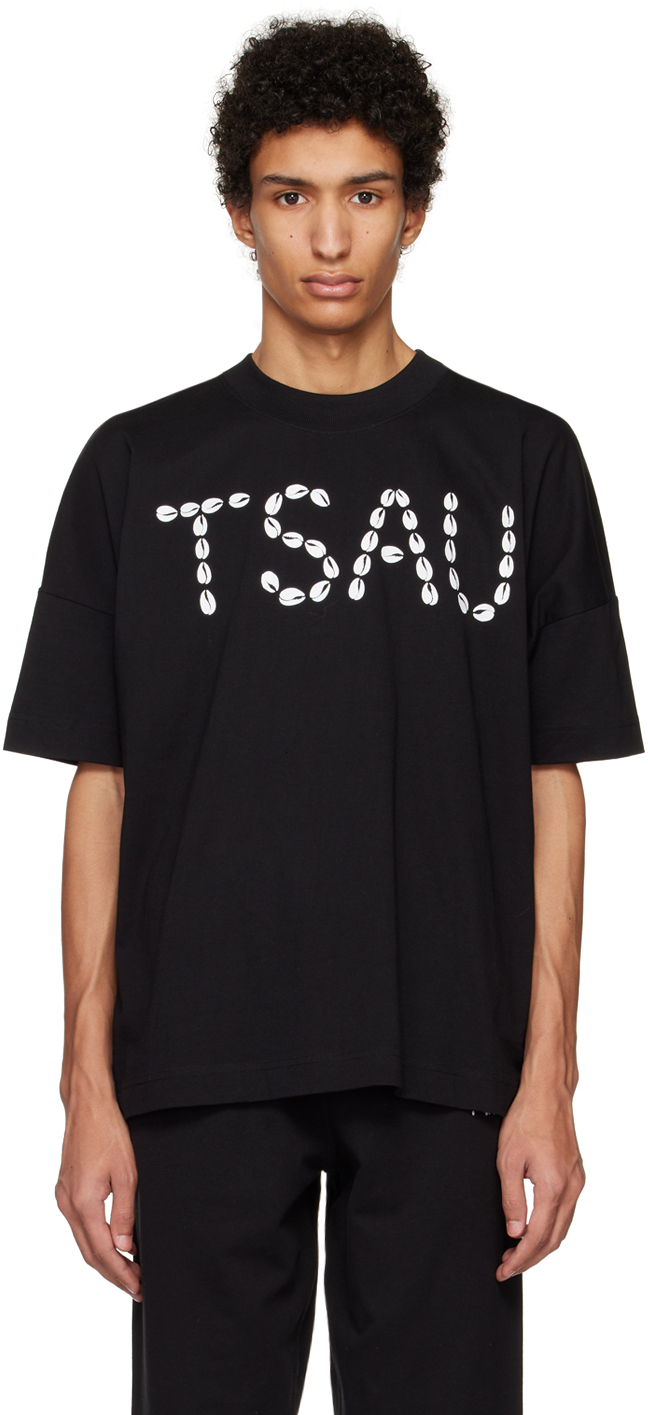 Tsau Black Printed T-shirt