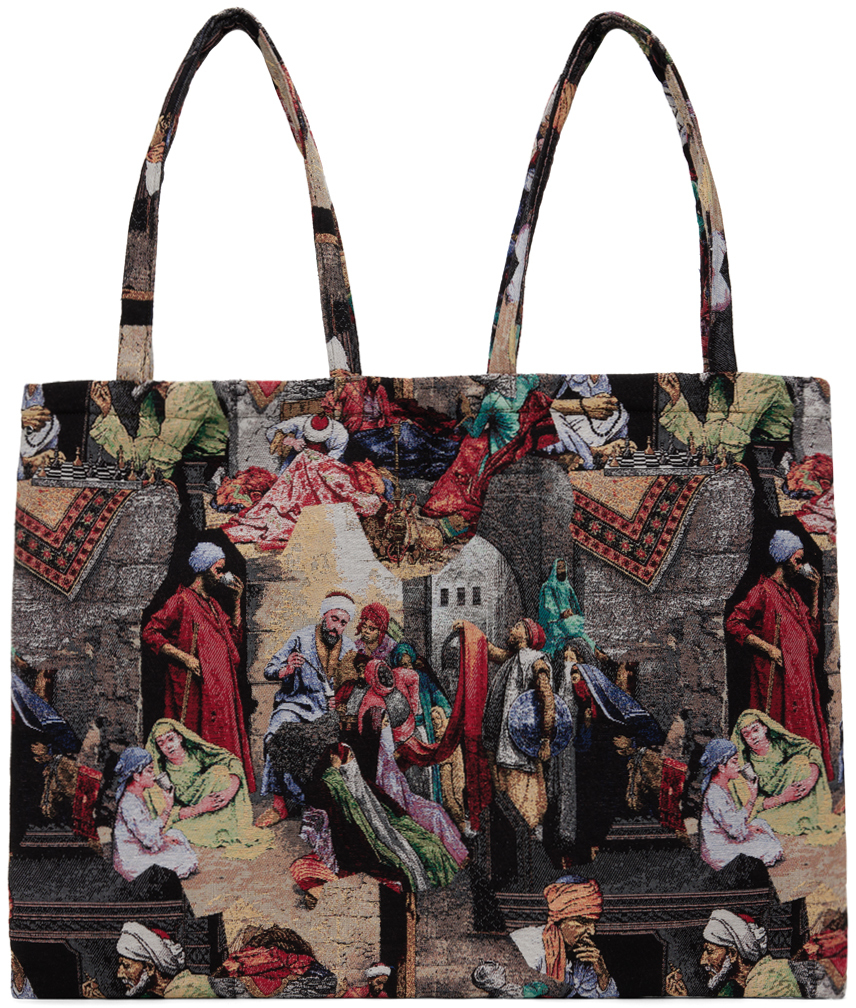 Bless Ssense Exclusive Multicolor Twin Bag Ii Tote In Arabembroi