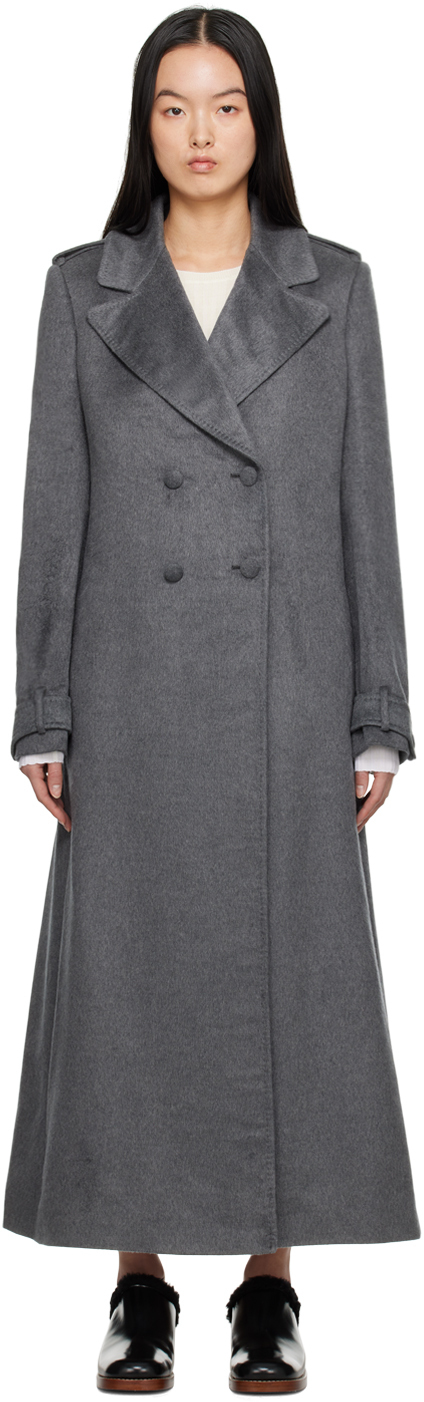 Gray Houstt Coat by Gabriela Hearst on Sale