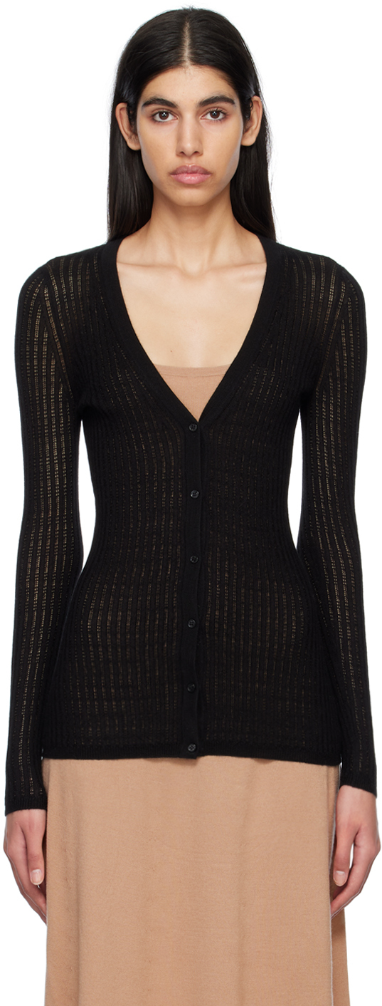 Gabriela Hearst Gestrickter Cardigan In Blk Black