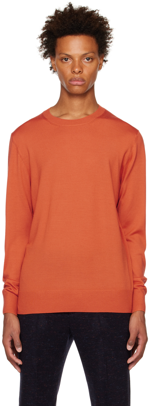 Orange Crewneck Sweater