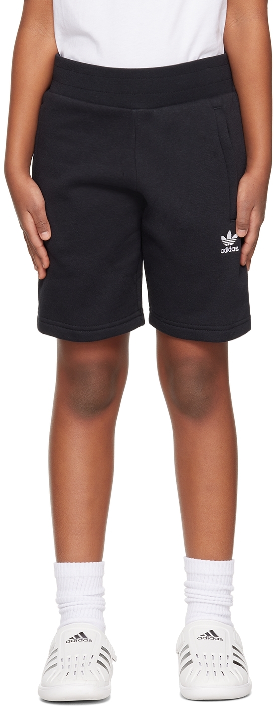Adidas Originals Kids Black Adicolor Big Kids Shorts