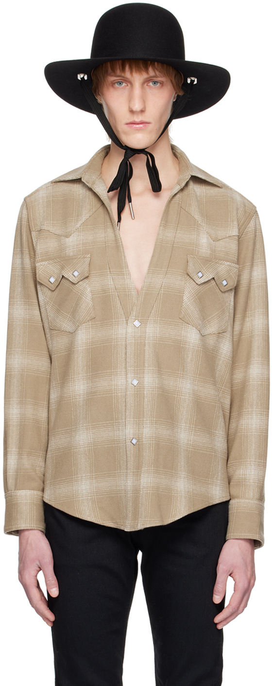 Tan Western Shirt