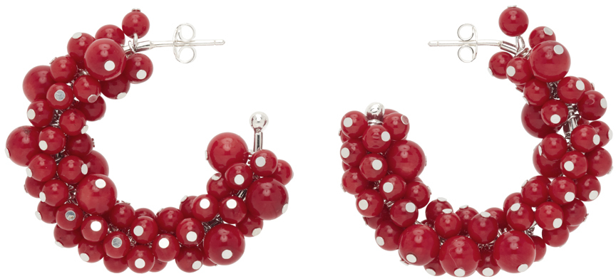Beaufille Red Hyacinth Hoops