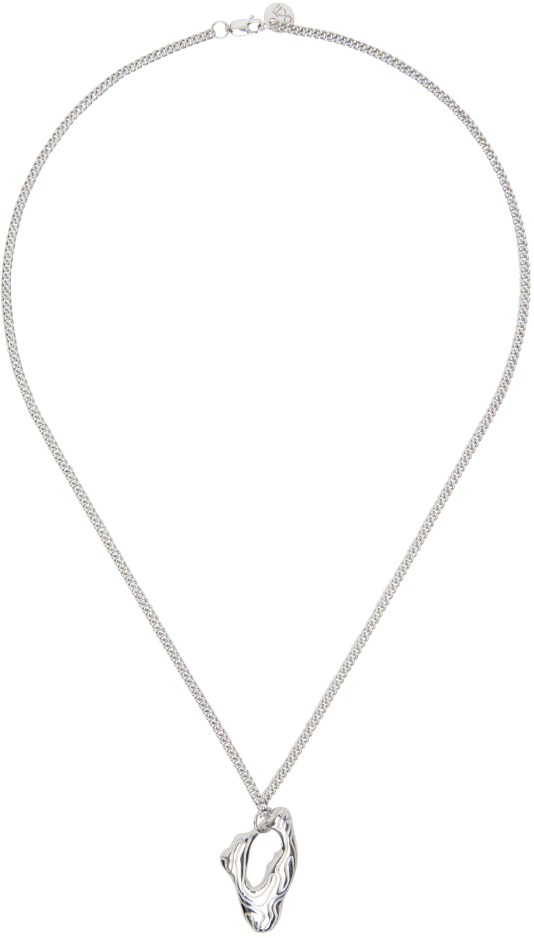 Octi Silver Small Island Pendant Necklace | ModeSens